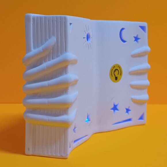 Ceramic Illuminated Halloween Book Decoration - Picture 4 of 10